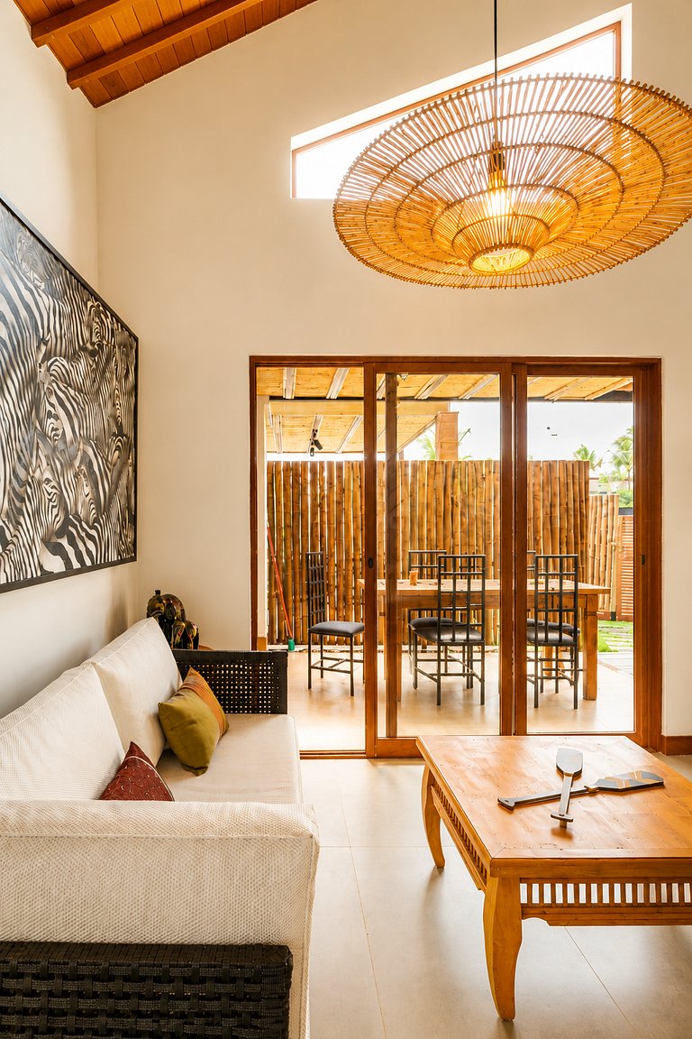 Casa 200m Geribá c/ 2 qtos e área gourmet BZ106