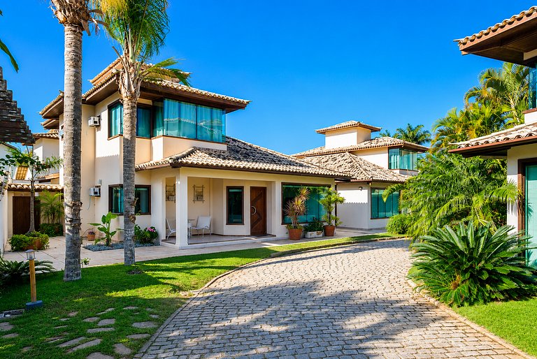 Casa a 300 metros de la playa de Geribá con área gourmet BZ0