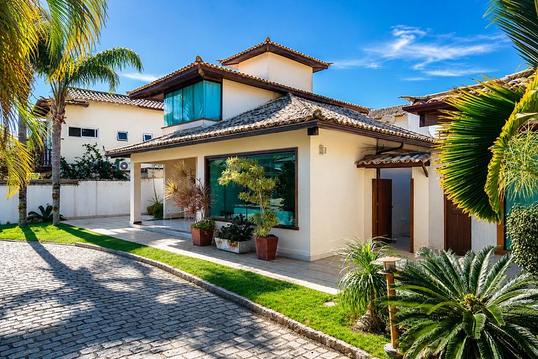 Casa 300m da praia de Geribá c\ área gourmet BZ08