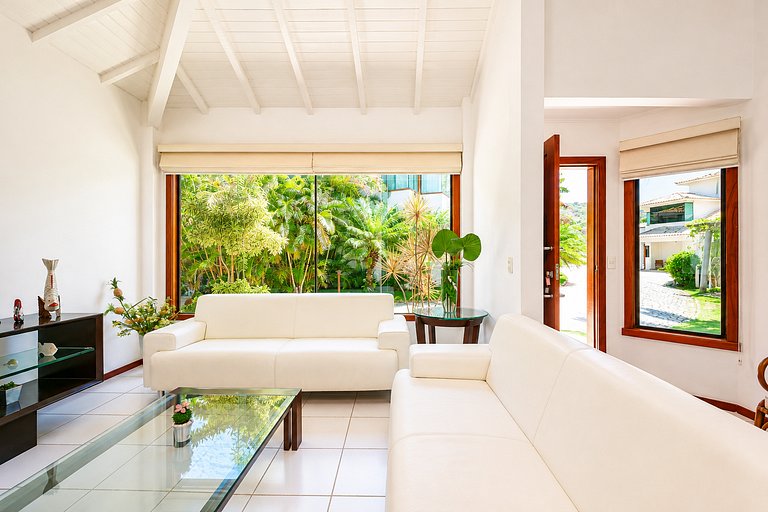 Casa a 300 metros de la playa de Geribá con área gourmet BZ0