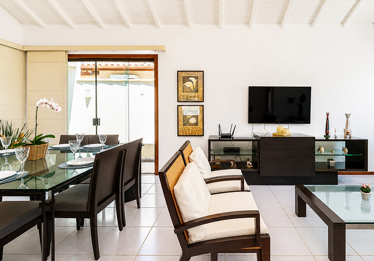 Casa 300m da praia de Geribá c\ área gourmet BZ08
