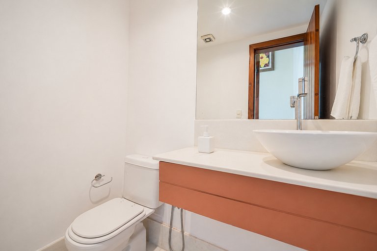 Casa a 300 metros de la playa de Geribá con área gourmet BZ0