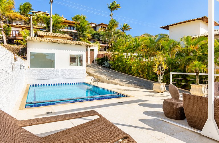 Casa 300m da praia de Geribá c\ área gourmet BZ08