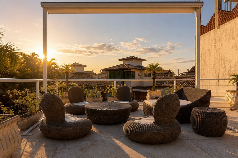 Casa 300m da praia de Geribá c\ área gourmet BZ08