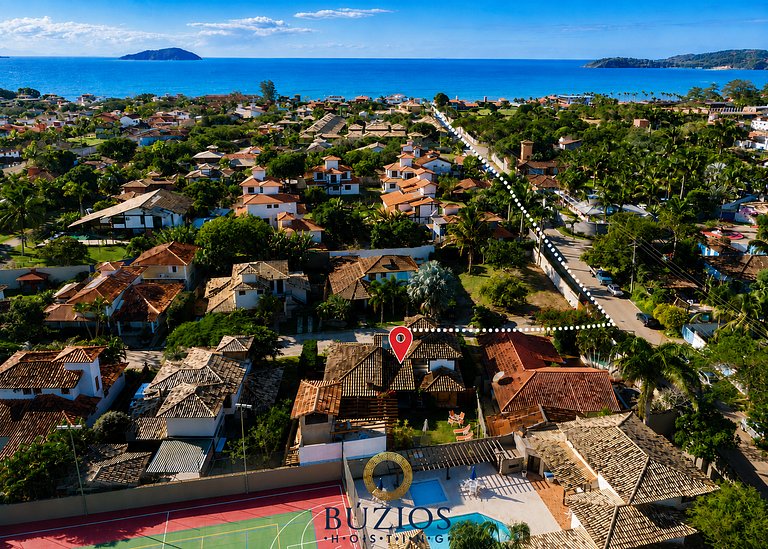 Bz46 300m da praia! Casa 5 suítes!