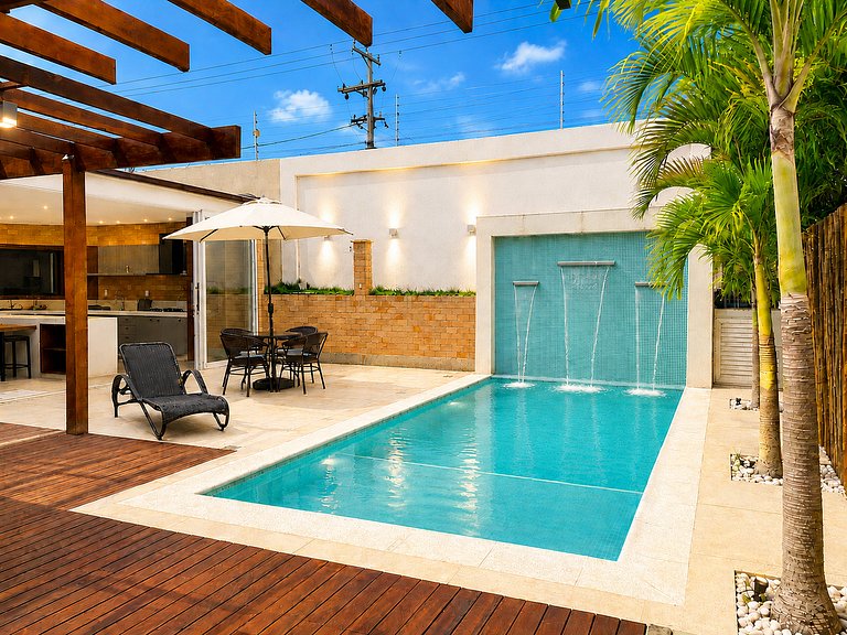 Centro de Búzios!Piscina privativa| 5 suítes| BZ28