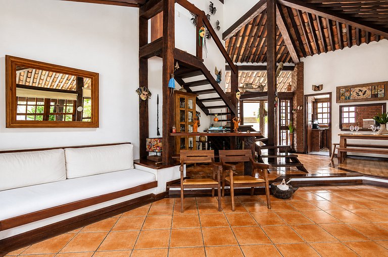 Casa com piscina e sauna a 300m da praia BZ34