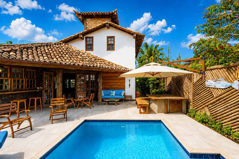 Casa com piscina e sauna a 300m da praia BZ34