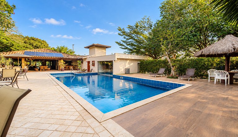 600m da Orla Bardot! Linda casa 4 suítes BZ21