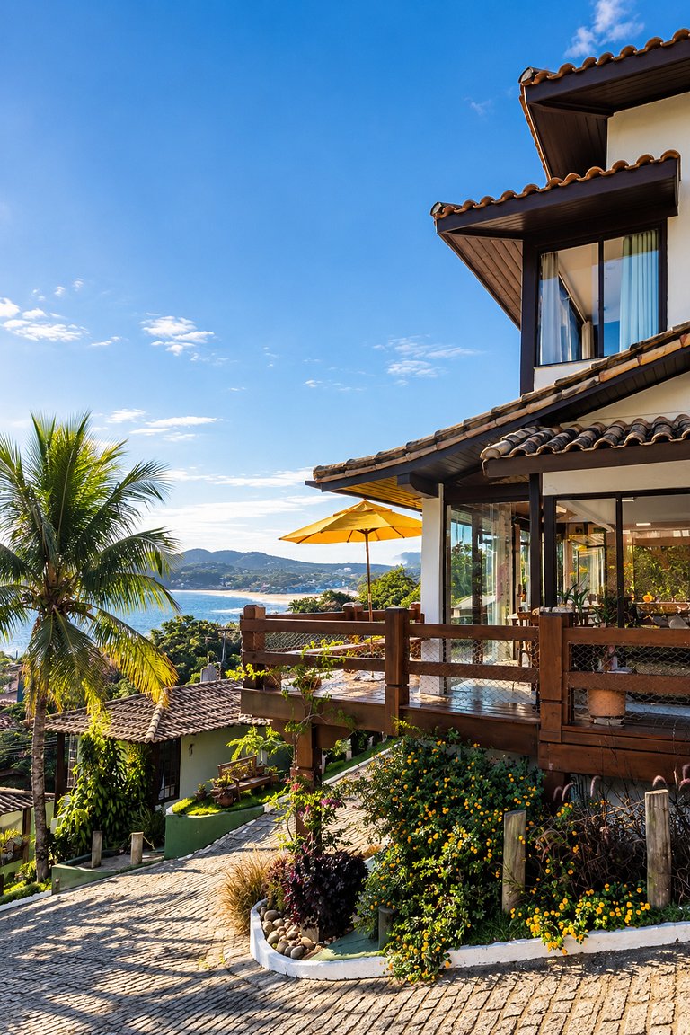 Bz20 Geribá with panoramic view! 6 bedrooms