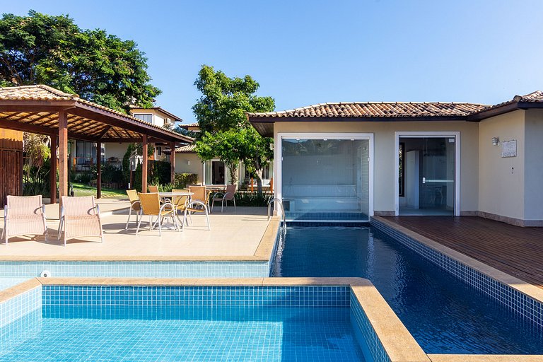 Bz05 Casa com piscina e 5 suítes, Geribá