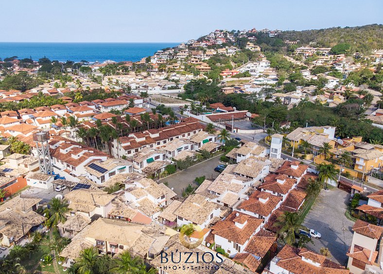 BZ29 Geribá! 300 m da Praia, casa em condomínio!