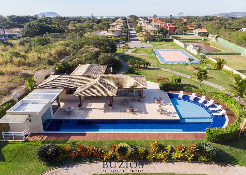 BZ38 Casa a 200m da praia c/ piscina privativa