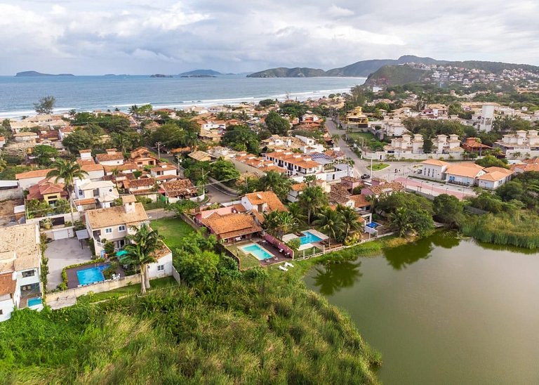 BZ84 Geribá 300m from the beach! View of the Lagoon